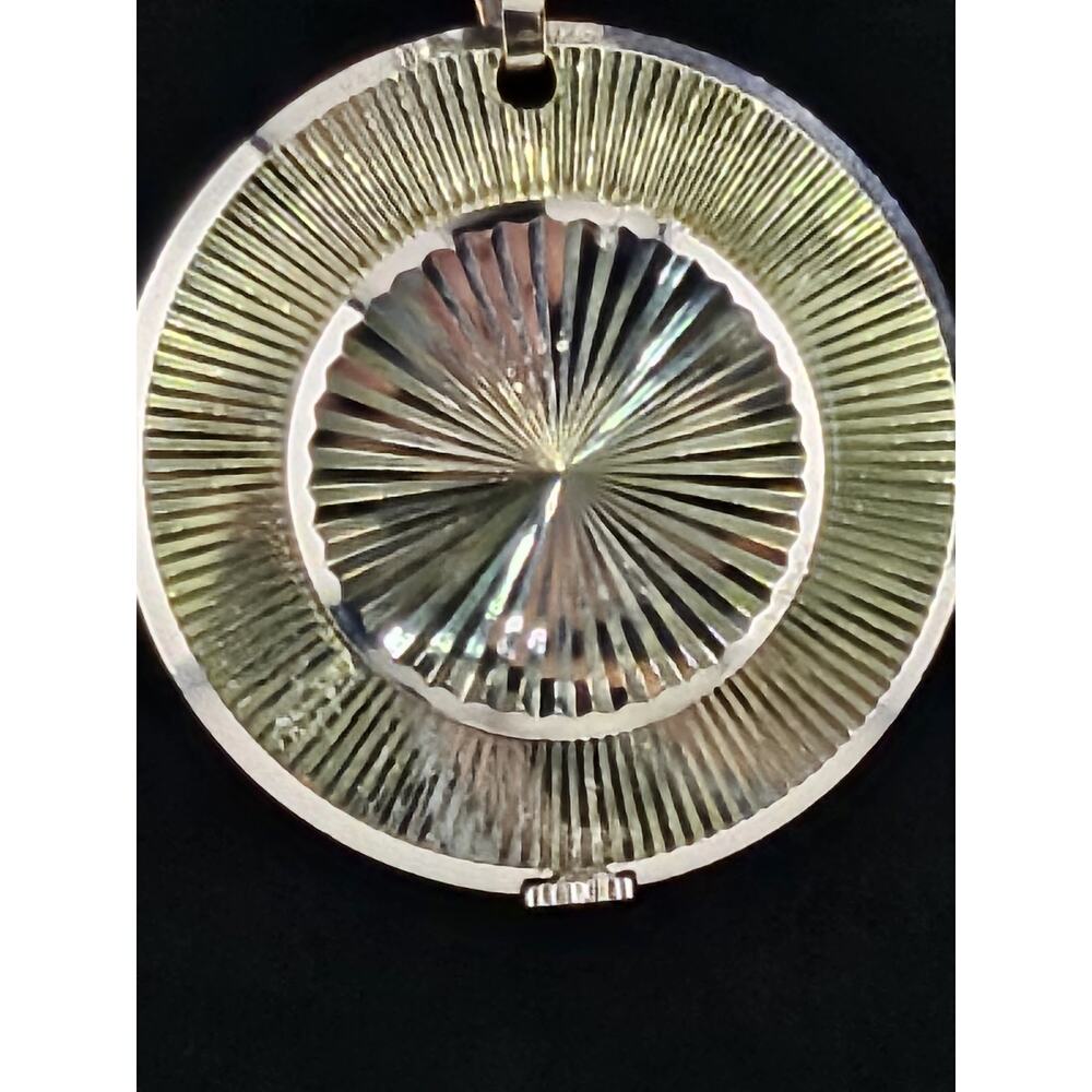 Vintage Bulova Caravelle West Germany W/30" Necklace Gorgeous Running - Picture 7 of 9